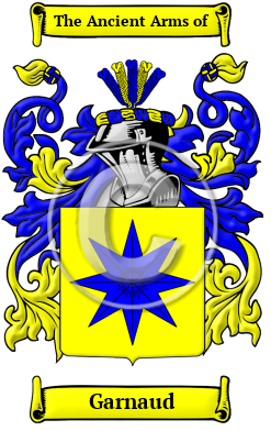 Garnaud Family Crest/Coat of Arms