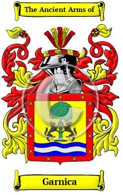 Garnica Family Crest/Coat of Arms