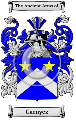 Garnyez Family Crest/Coat of Arms