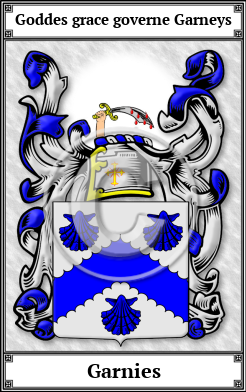 Garnies Family Crest Download (JPG)  Book Plated - 150 DPI