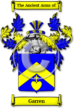 Garren Family Crest Download (JPG) Legacy Series - 600 DPI