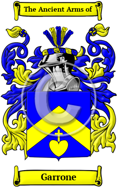 Garrone Family Crest/Coat of Arms