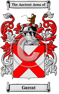 Garrat Family Crest/Coat of Arms