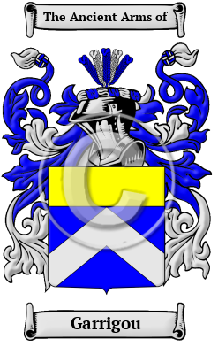Garrigou Family Crest/Coat of Arms