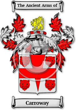 Carroway Family Crest Download (jpg) Legacy Series - 150 DPI