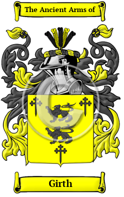 Girth Family Crest/Coat of Arms