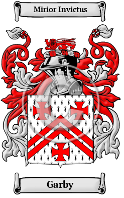 Garby Family Crest/Coat of Arms