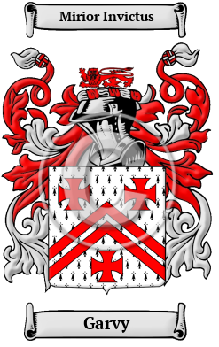 Garvy Family Crest/Coat of Arms