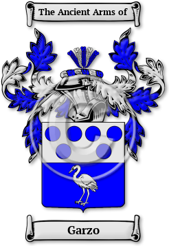 Garzo Family Crest Download (jpg) Legacy Series - 150 DPI