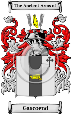 Gascoend Family Crest/Coat of Arms