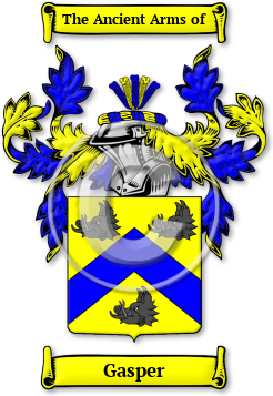Gasper Family Crest Download (jpg) Legacy Series - 150 DPI