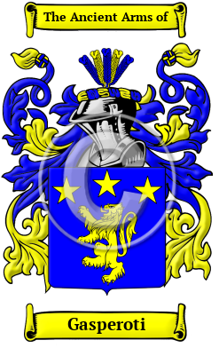 Gasperoti Family Crest/Coat of Arms