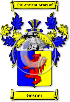 Gesner Family Crest Download (jpg) Legacy Series - 150 DPI