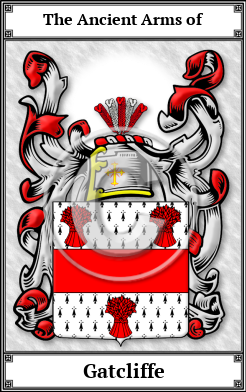 Gatcliffe Family Crest Download (JPG)  Book Plated - 150 DPI