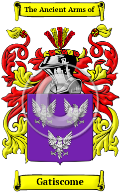 Gatiscome Family Crest/Coat of Arms