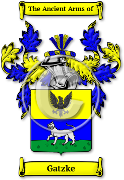 Gatzke Family Crest Download (jpg) Legacy Series - 150 DPI