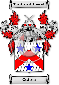 Gutten Family Crest Download (JPG) Legacy Series - 600 DPI