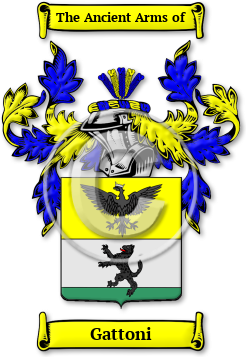 Gattoni Family Crest Download (jpg) Legacy Series - 150 DPI