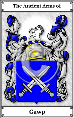 Gawp Family Crest Download (JPG)  Book Plated - 150 DPI
