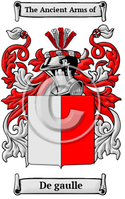 De gaulle Family Crest/Coat of Arms