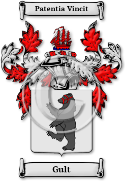 Gult Family Crest Download (jpg) Legacy Series - 150 DPI