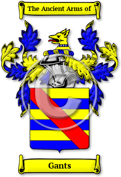 Gants Family Crest Download (jpg) Legacy Series - 150 DPI