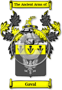 Gaval Family Crest Download (jpg) Legacy Series - 150 DPI