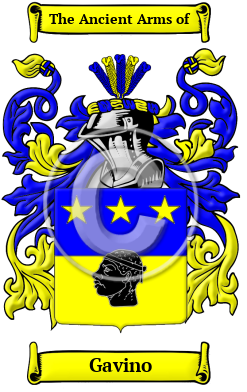 Gavino Family Crest/Coat of Arms