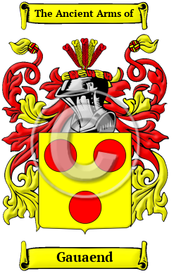 Gauaend Family Crest/Coat of Arms