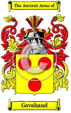 Gavahand Family Crest/Coat of Arms