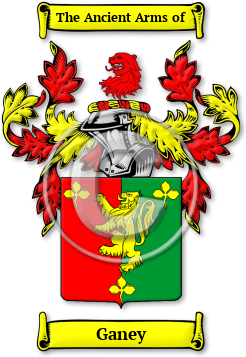 Ganey Family Crest Download (jpg) Legacy Series - 150 DPI