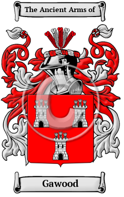 Gawood Family Crest/Coat of Arms