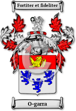 O-garra Family Crest Download (jpg) Legacy Series - 150 DPI