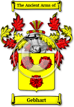 Gebhart Family Crest Download (JPG) Legacy Series - 600 DPI