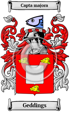 Geddings Family Crest/Coat of Arms