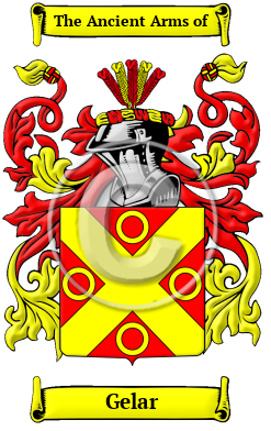 Gelar Family Crest/Coat of Arms