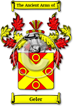 Geler Family Crest Download (JPG) Legacy Series - 600 DPI