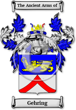 Gehring Family Crest Download (jpg) Legacy Series - 150 DPI