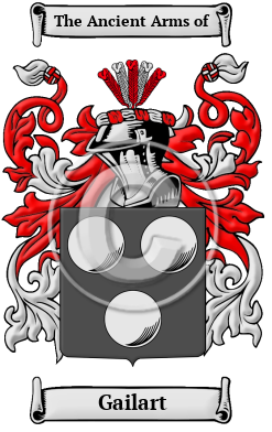 Gailart Family Crest/Coat of Arms
