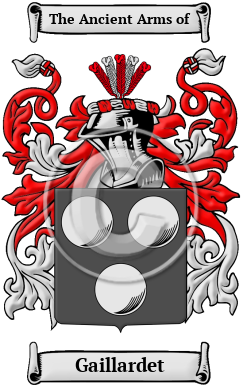 Gaillardet Family Crest/Coat of Arms