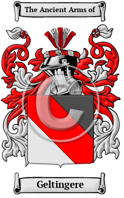 Geltingere Family Crest/Coat of Arms