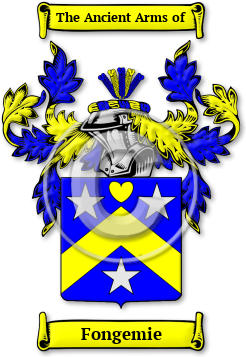 Fongemie Family Crest Download (jpg) Legacy Series - 150 DPI