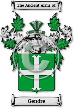 Gendre Family Crest Download (JPG) Legacy Series - 600 DPI