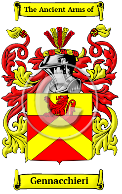 Gennacchieri Family Crest/Coat of Arms
