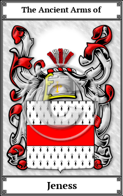 Jeness Family Crest Download (JPG)  Book Plated - 150 DPI