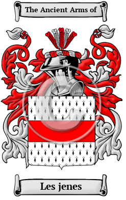 Les jenes Family Crest Download (JPG) Heritage Series - 300 DPI