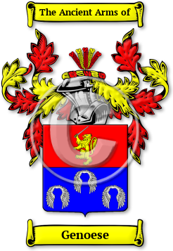 Genoese Family Crest Download (jpg) Legacy Series - 150 DPI