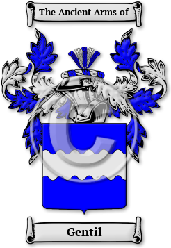 Gentil Family Crest Download (JPG) Legacy Series - 600 DPI