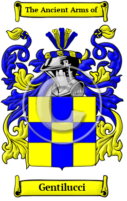 Gentilucci Family Crest/Coat of Arms