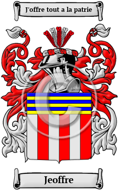 Jeoffre Family Crest Download (JPG) Heritage Series - 300 DPI